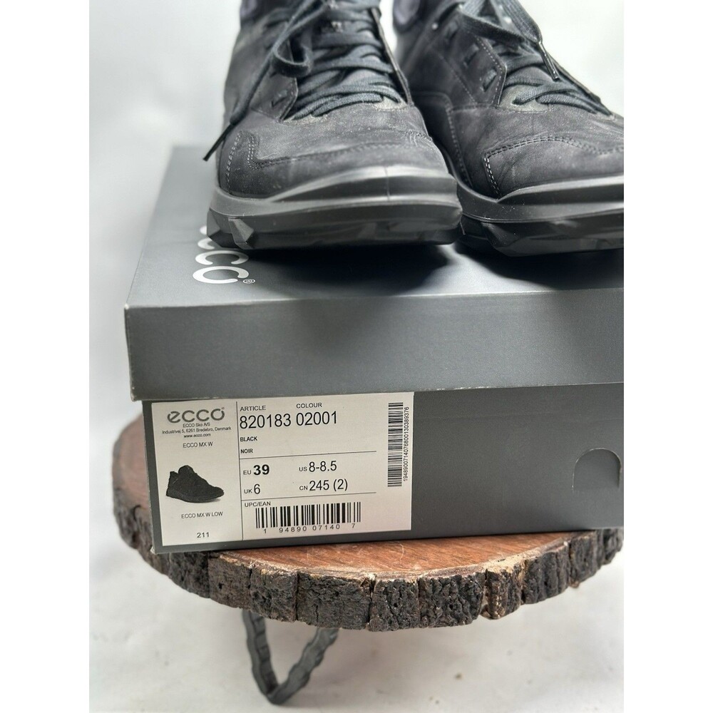 ECCO MX Low M EU 39 8-8.5 Low Sneaker Black Waterproof Walking Hiking - Picture 3 of 8